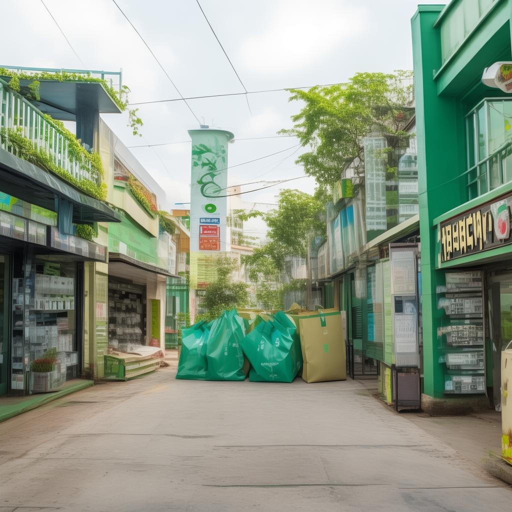陵水县便利店生物降解购物袋批发：环保与便捷的完美结合