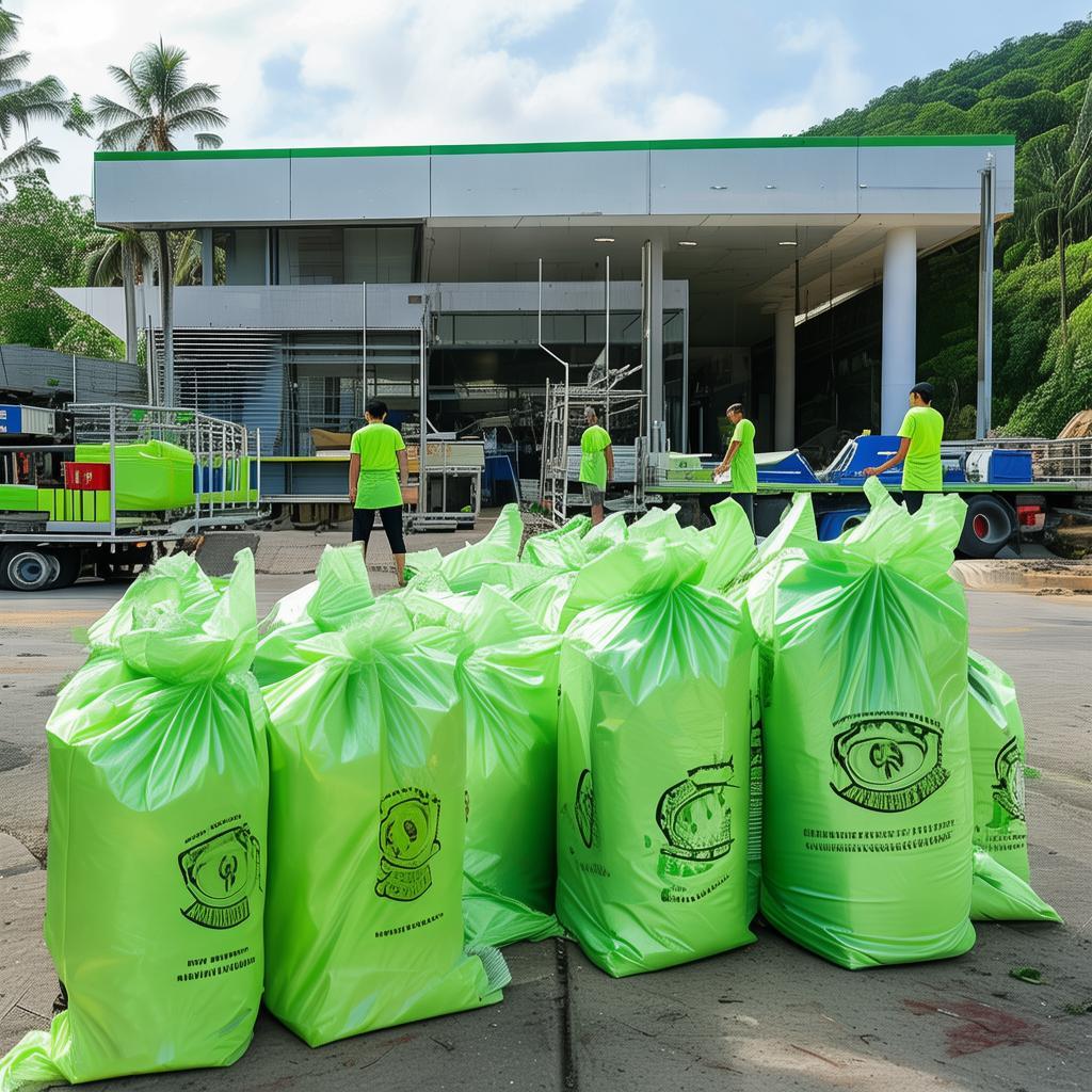 琼中环保可降解垃圾袋厂家：为海南酒店、物业、环卫行业提供绿色解决方案
