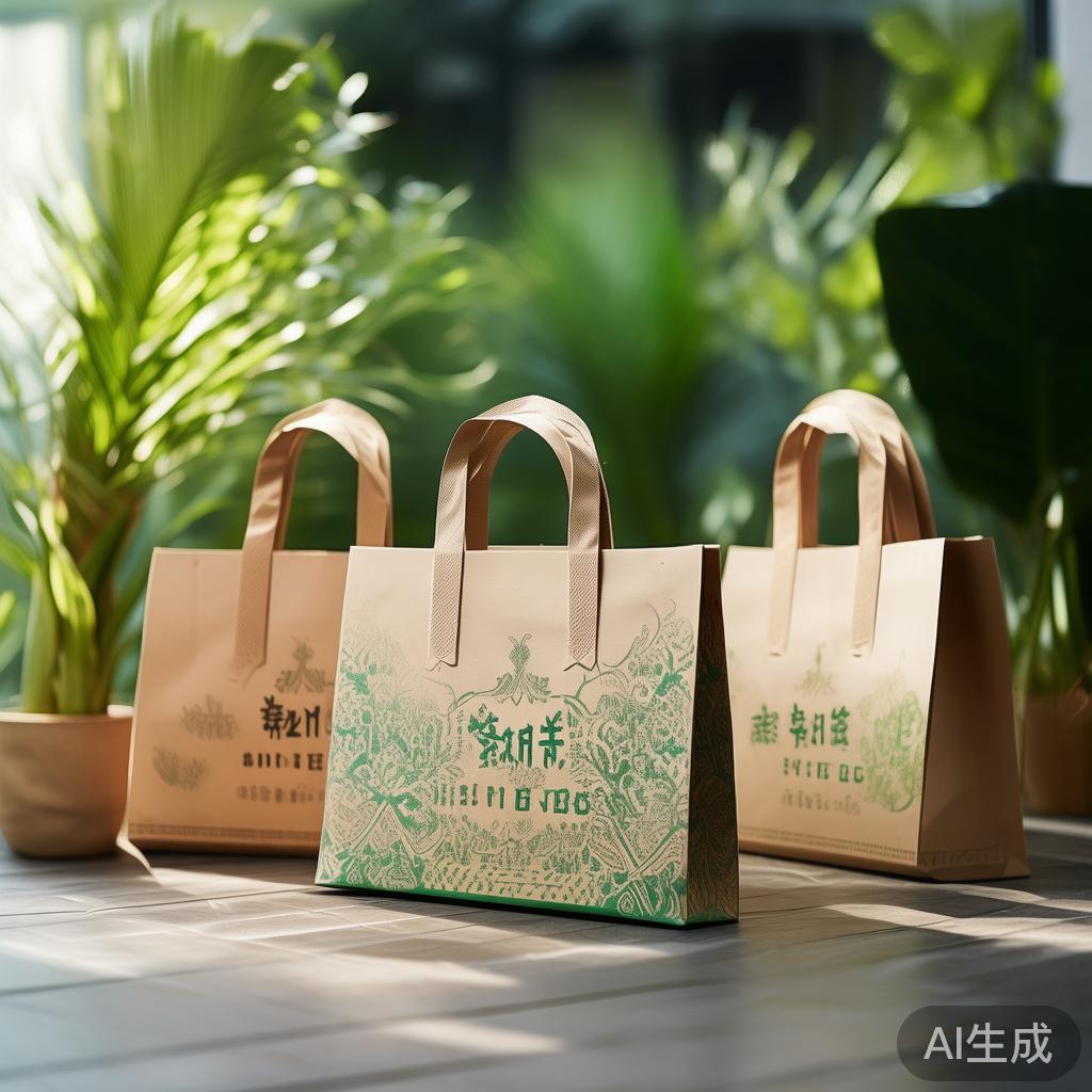 保亭餐饮生物降解购物袋定制：环保与品质的完美结合