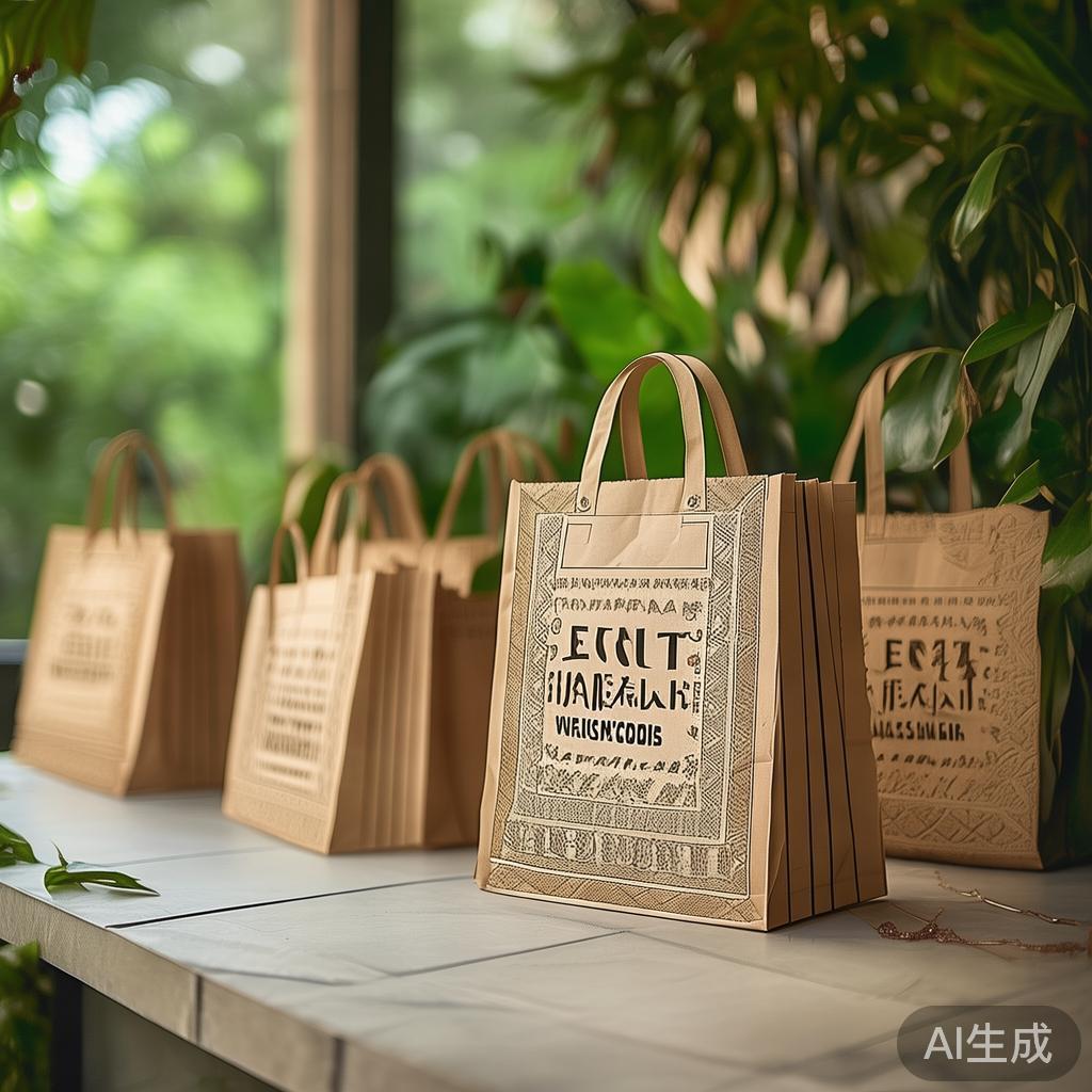 琼中餐饮生物降解购物袋定制：环保与品质的完美结合