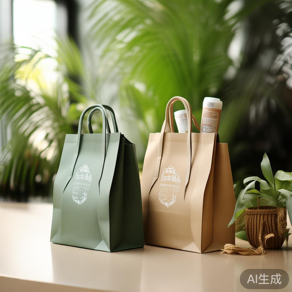 万宁餐饮生物降解购物袋定制：环保与品质的完美结合
