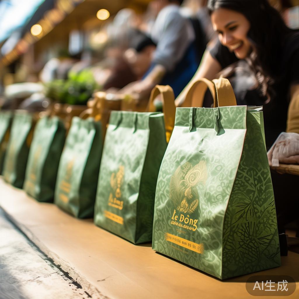 乐东餐饮生物降解购物袋定制：环保与品质的完美结合
