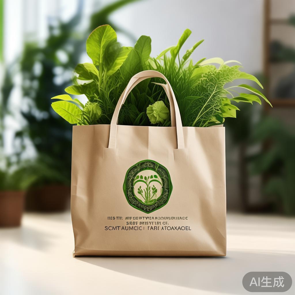 临高生物降解购物袋定制 logo：环保与品牌的双赢选择