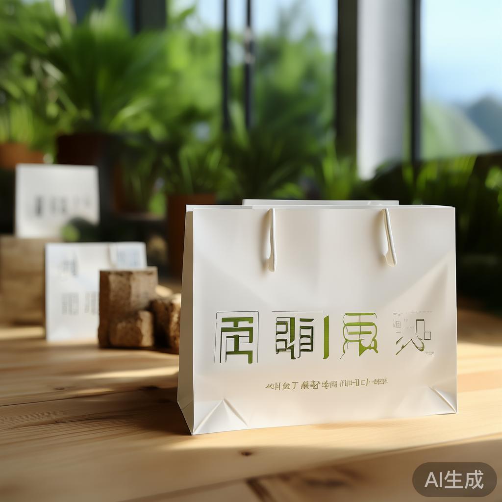 万宁外卖生物降解购物袋定制：环保与品质的完美结合