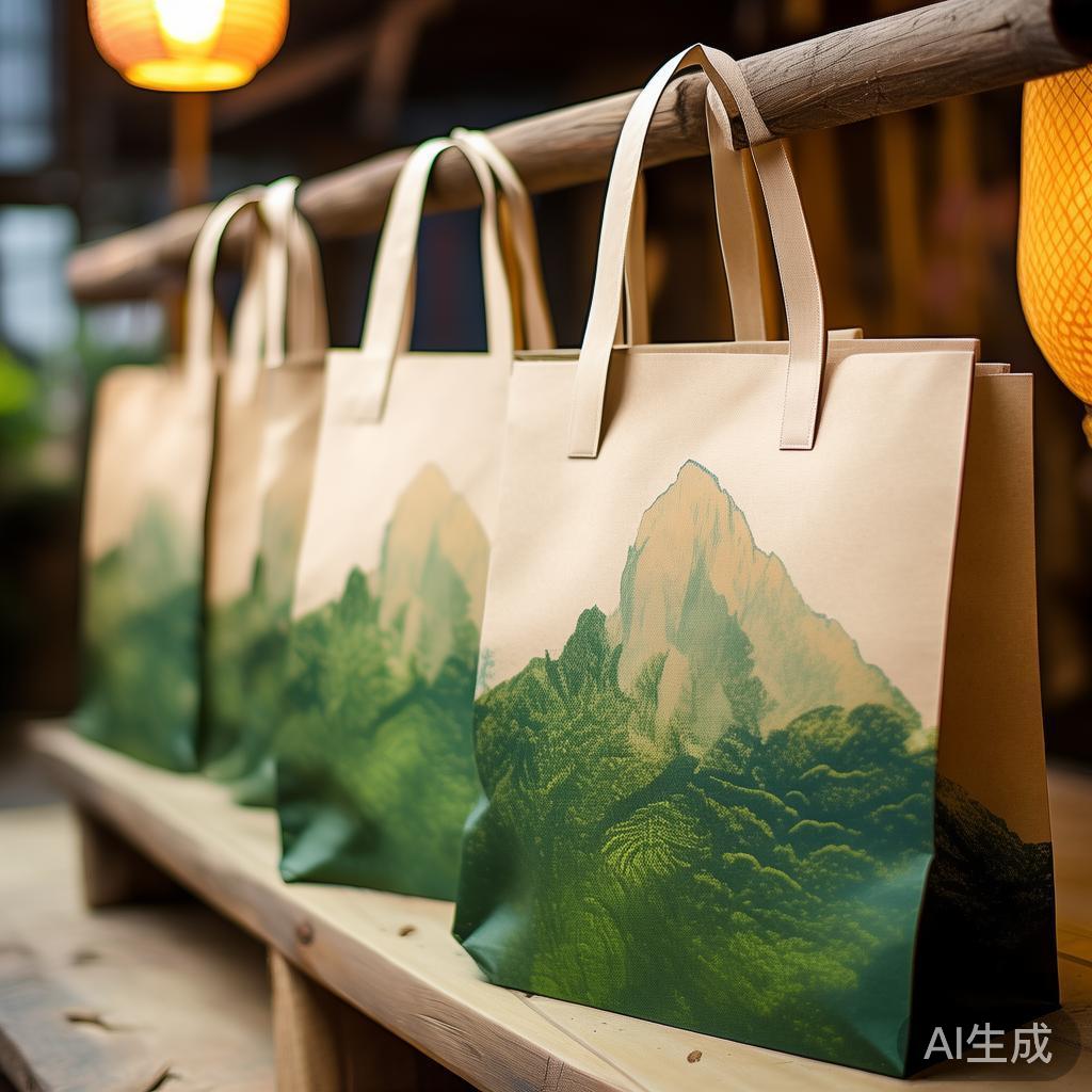 五指山餐饮生物降解购物袋定制：环保与品质的完美结合